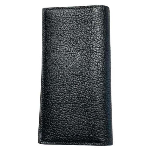 Auth GUCCI - 795331 Black Leather Long Wallet - Picture 2 of 5